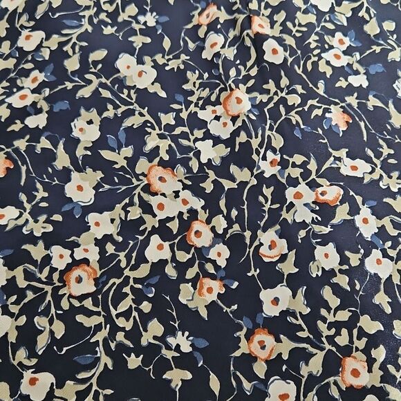 Floral Navy Blue Women's Top - Picture 5 of 16